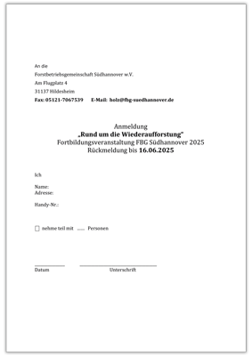 Anmeldung